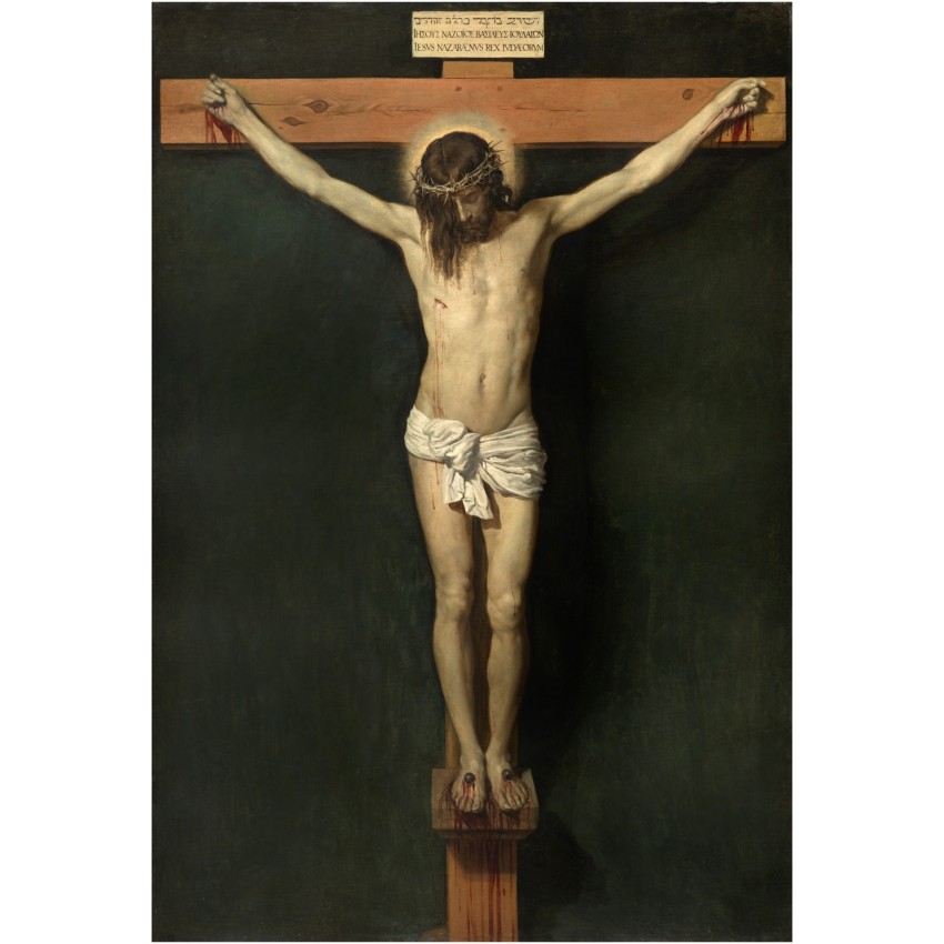 Cartel "Cristo crucificado"                                                                                                    