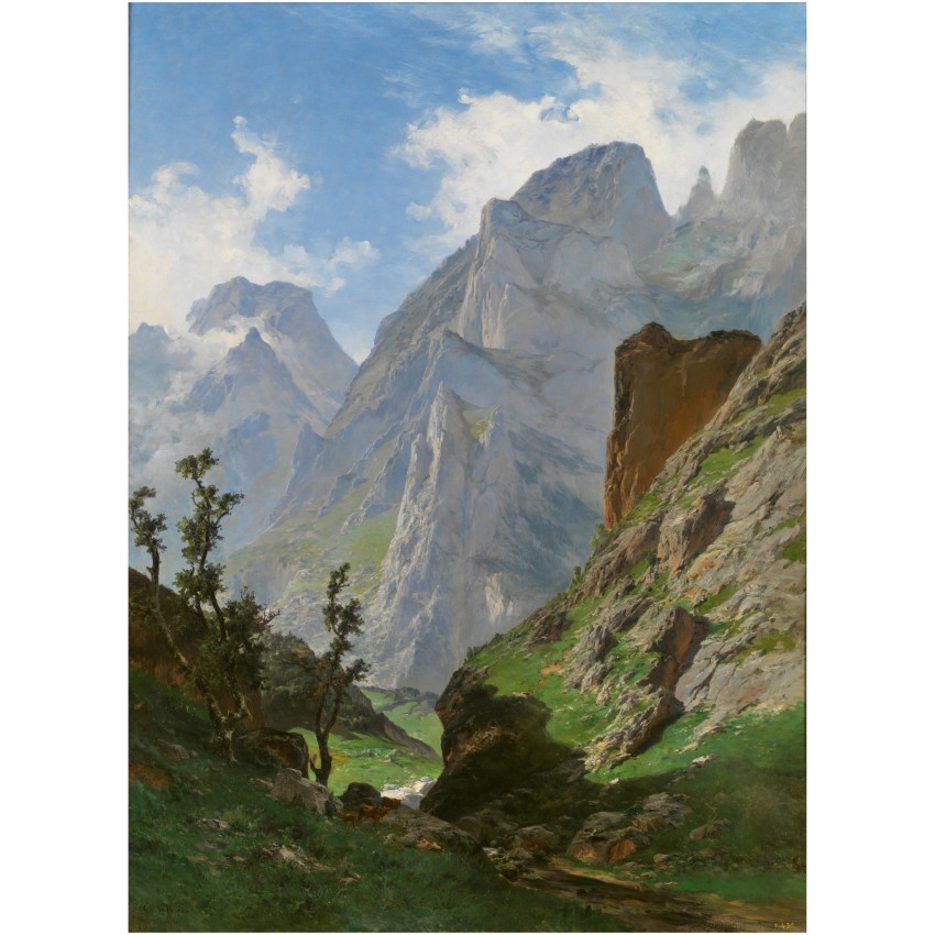 Cartel "La Canal de Mancorbo en los Picos de Europa"                                                                           